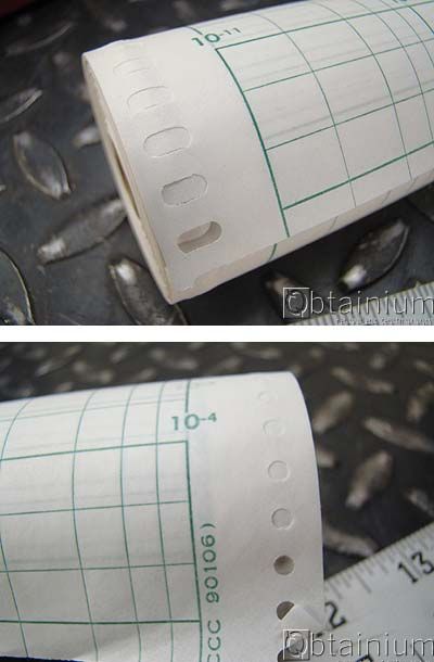 25 Roll Calibrated Charts CCC90106 Chart Recorder Paper  