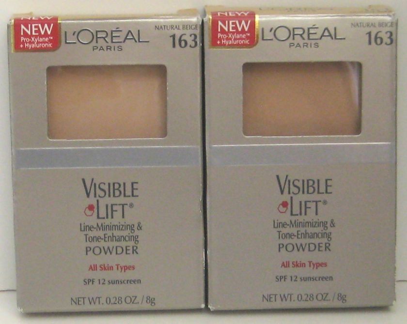 OREAL Visible LIFT line minimizing SPF 12 Powder NATURAL BEIGE 