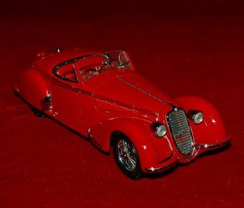   DIE CAST EXACT REPLICA 124 ALFA ROMEO 2900 B 1937 RED/NO TOP  