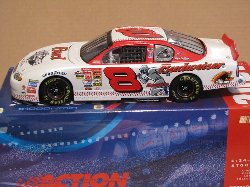 2001 DALE EARNHARDT JR. #8 BUDWEISER MLB ALL STAR GAME  