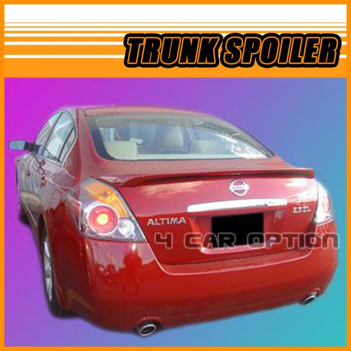 NISSAN ALTIMA FLUSH MOUNT OEM STY TRUNK SPOILER WING PAINTED K50 DARK 