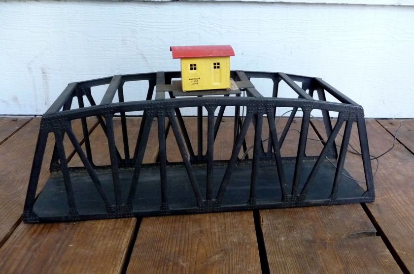 American Flyer S Scale 3 16 1950s 23750 Train Trellis Bridge OBLN 