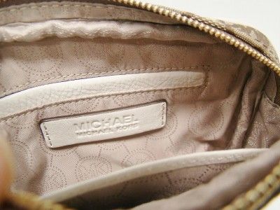   MICHAEL KORS JET SET CROSSBODY VANILLA LOGO MONOGRAM SHOULDER HANDBAG