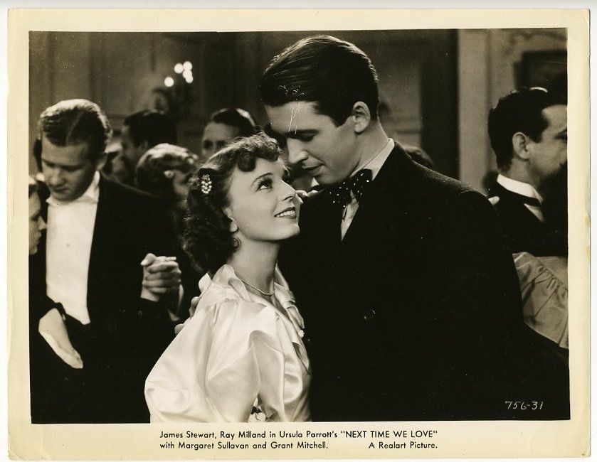 Photo~James Stewart/M.Sullavan~Next Time We Love (1936)  