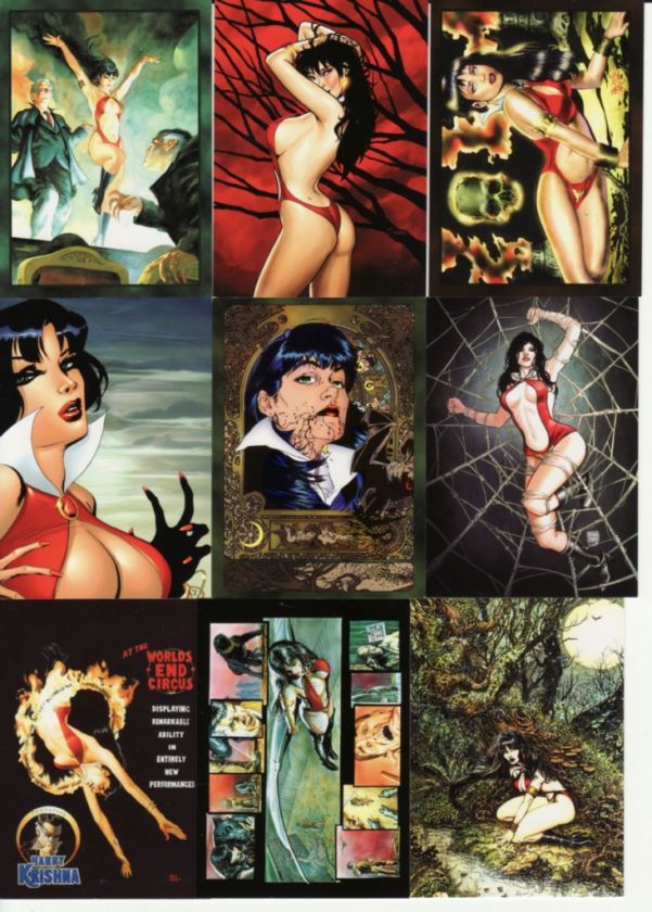 VAMPIRELLA BY BREYGENT *** MASTER SET + SKETCH CARDS ***  