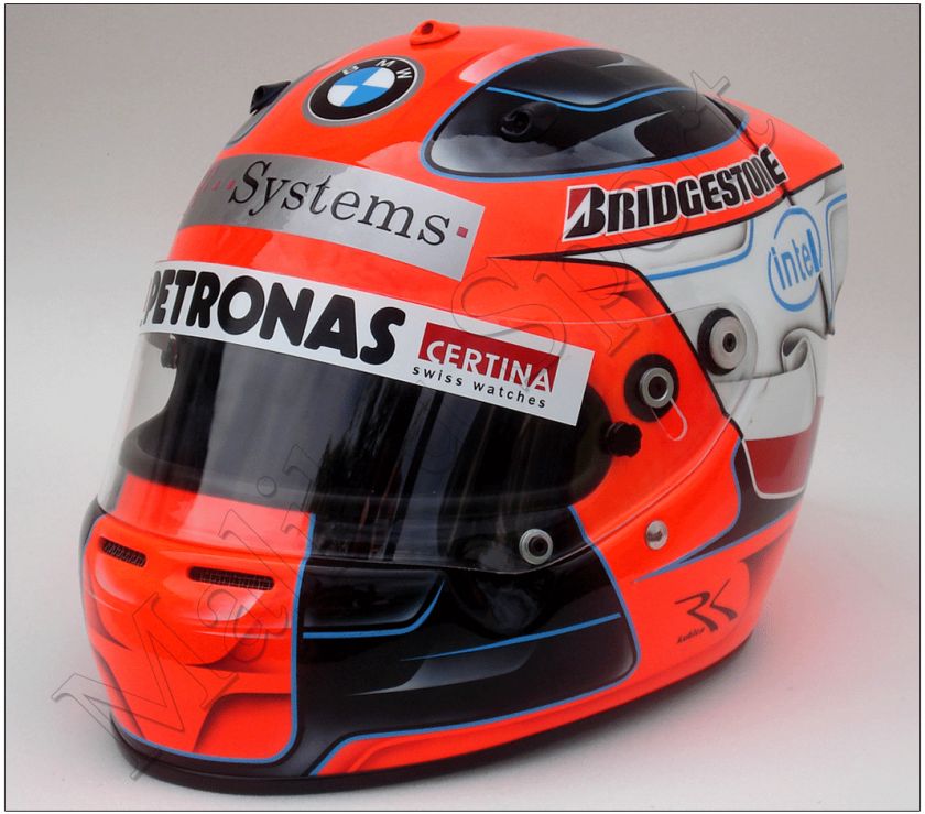   BMW SAUBER Design Replica Helmet Scale 11. Real Photographic Images