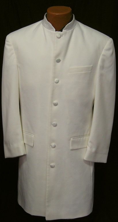 Boys Andrew Fezza Apollo Ivory Mandarin Tuxedo Jacket  