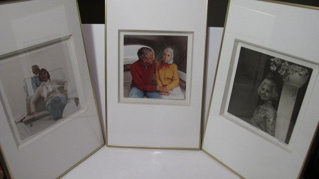 JOHN MEIGS PHOTOS OF ANDREW WYETH & SISTER & WIFE  