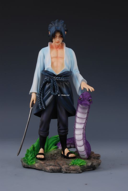 Naruto Action Pre painted Figure UCHIHA SASUKE&SNAKE  