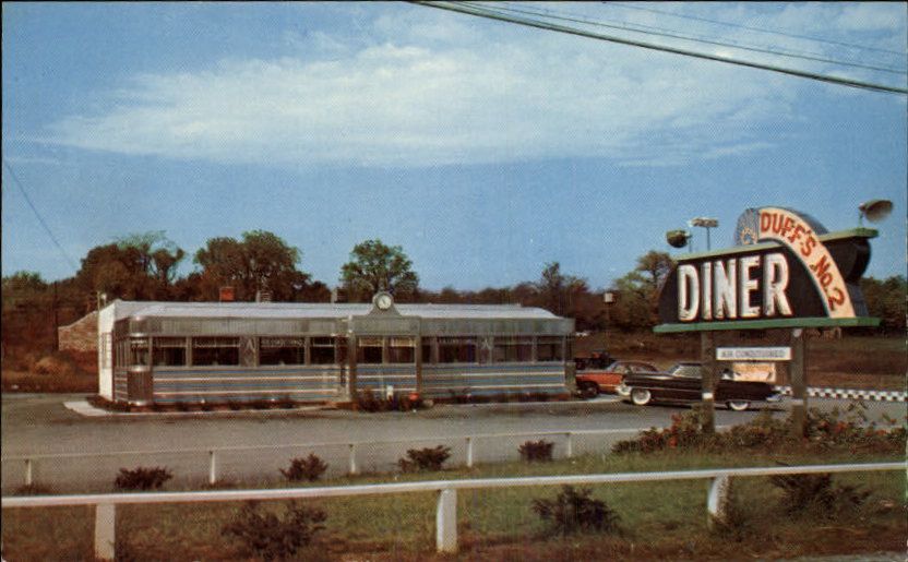 WINCHESTER VA Stainless Steel Dining Car Diner VINTAGE CARS Old PC 