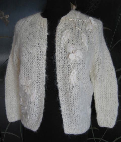 BLAIRMOOR VTG MOHAIR SWEATER HANDMADE IN ITALY~L  