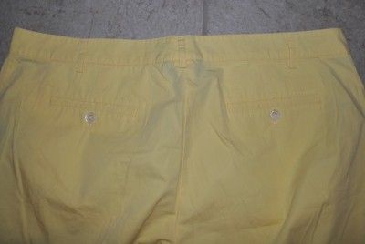 RALPH LAUREN LADIES WOMENS YELLOW PANTS CARGO STYLE SIZE 16  