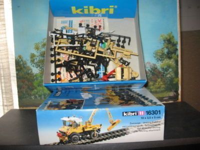 KIBRI HO SCALE #16301 RAIL MOUNTED UNIMOG EURO l l *  