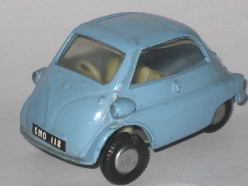 VINTAGE RARE SPOT ON BMW ISETTA 118 BUBBLE CAR TRIANG TOYS MODEL 