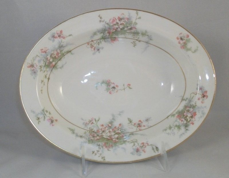 Haviland APPLE BLOSSOM NY Oval Vegetable Bowl LIGHT USE  