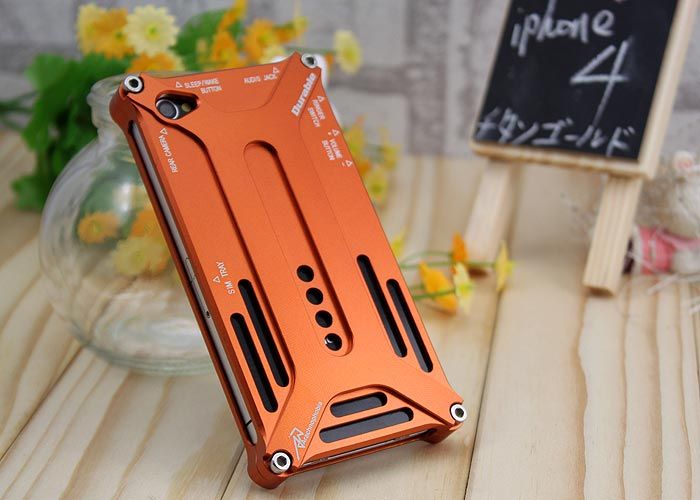   Bumper Case for iPhone4 4G diagonal Arachnophobia Luxury Blade  