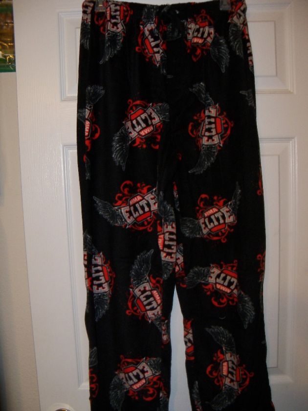 MMA Elite Fleece Lounge Sleep Pajama PJ Pants Mens Size Large NWT #63 