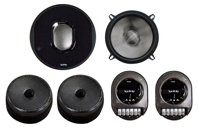 Infinity Kappa 50.9CS 5.25 225 Watt 2 Way Car Speakers 050667110123 