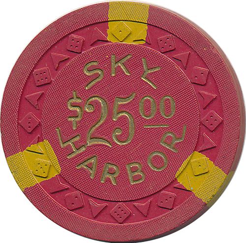   HARBOR CASINO CHIP LAKE TAHOE NEVADA ARODIE MOLD OBSOLETE 1953  