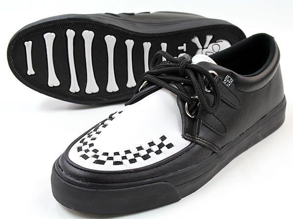 NEW TUK CREEPER BLACK WHITE MEN UNISEX SHOES ALL SIZES  