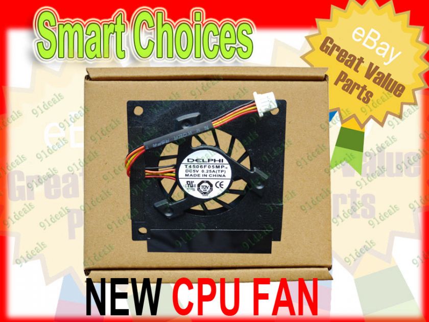 NEW Asus Eee PC 1000 1000HA 1000HE CPU Fan BSB04505HA  