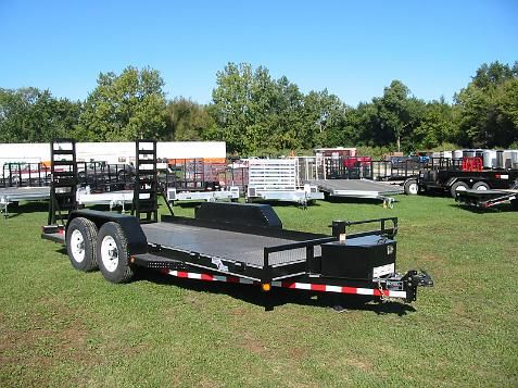   2010 80 x 16 14k GVW Car Bobcat Machinery Hauler Trailer New  