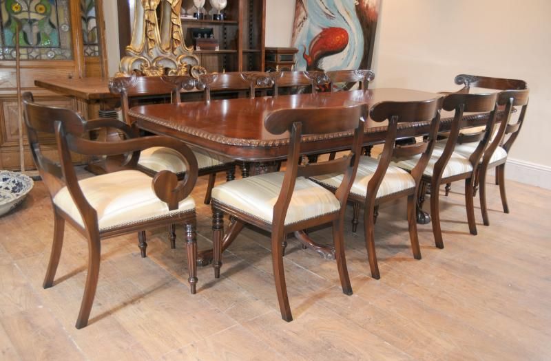 Chippendale Dining Table Set Trafalgar Chairs Set Suite  