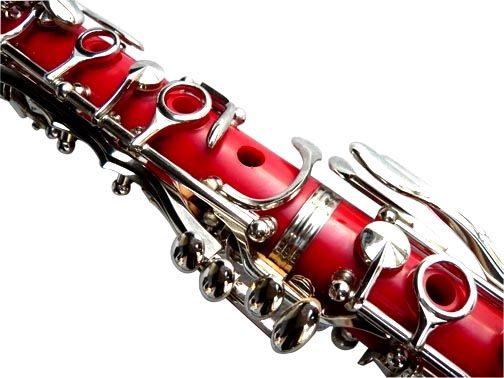 BRAND NEW RED CLARINET W/CASE.5 YEARS WARRANTY  