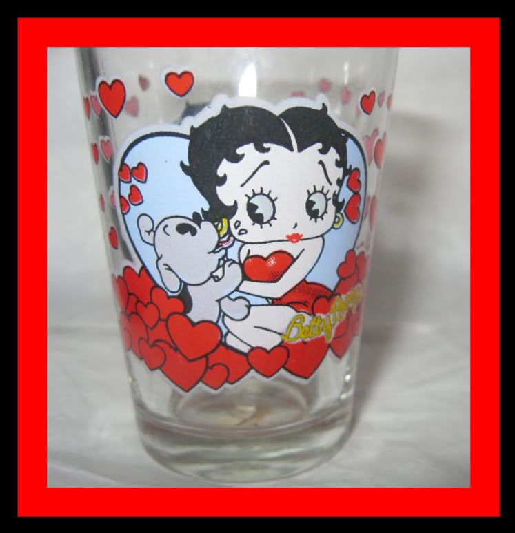 BETTY BOOP MUG AND 2 BETTY BOOP SHOT GLASSES 2003  