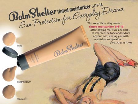 BALM SHELTER Tinted Moisturizer Medium NEW  The BALM  