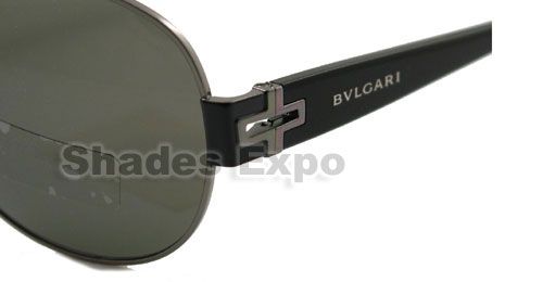 BVLGARI SUNGLASS BV 5015 BLACK BV5015 103/58 AVIATOR  