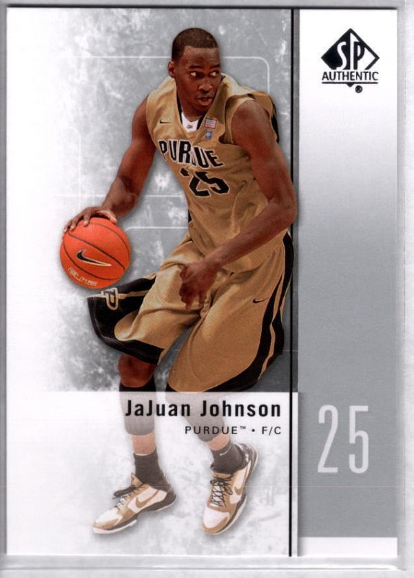 JAJUAN JOHNSON 2011 12 SP Authentic RC #25  