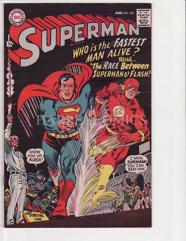 SUPERMAN #199 (1967) VF+ @ $390  