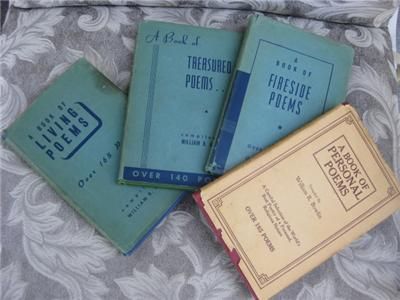 LOT Bowlin Treasured+Living+Personal+Fireside POEMS 40s  