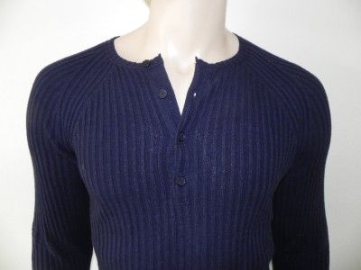 NWT Armani Exchange AX Mens Muscle Fit Henley Sweater  