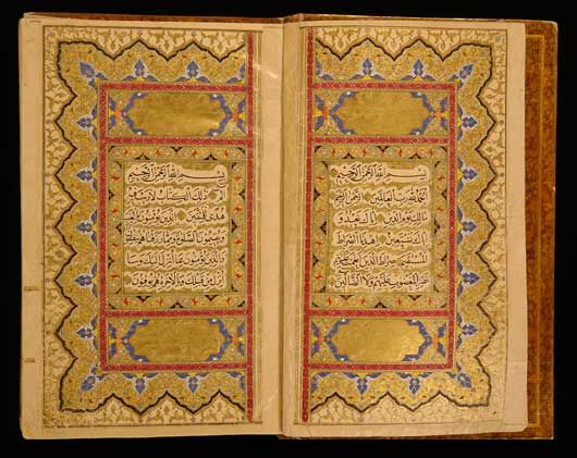 Koran signed by the Royal Calligrapher Ahmad Al Nayrizi  