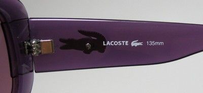   PURPLE/ROSE FRAME/ARMS ORIGINAL SUNGLASSES BIG CROCODILE LOGO  