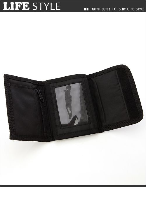 BN PUMA Big Cat Triple Fold Wallet Black  