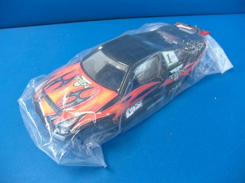 Team Losi TEN T 1/10 Scale Nitro Truggy Lexan Body Painted Orange 