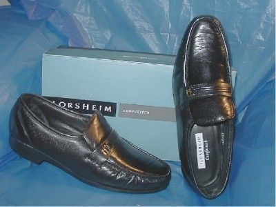 Florsheim Comfortech Riva Black kid leather 11 1/2 B  