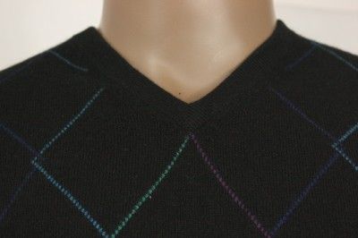 NEW TASSO ELBA V NECK CASHMERE BLACK SWEATER M $210  