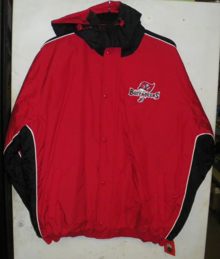 TAMPA BAY BUCCANEERS HOODED JACKET COAT XL NEW  