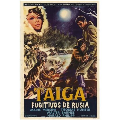 Escape from Taiga 1967 27x40 Movie Poster Argentine A  