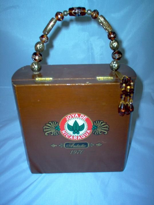 Vintage Cigar Purse Joya De Nicaragua,Antano 1970,Lined  