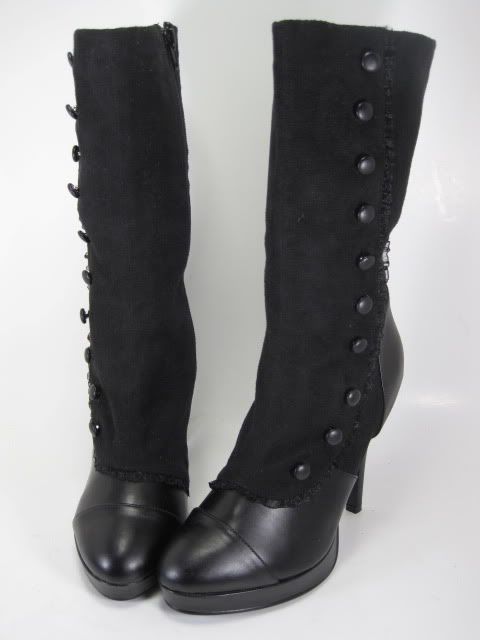 FUNTASMA BY PLEASER SPLENDOR130 WOMENS BOOTS BLACK US 9  