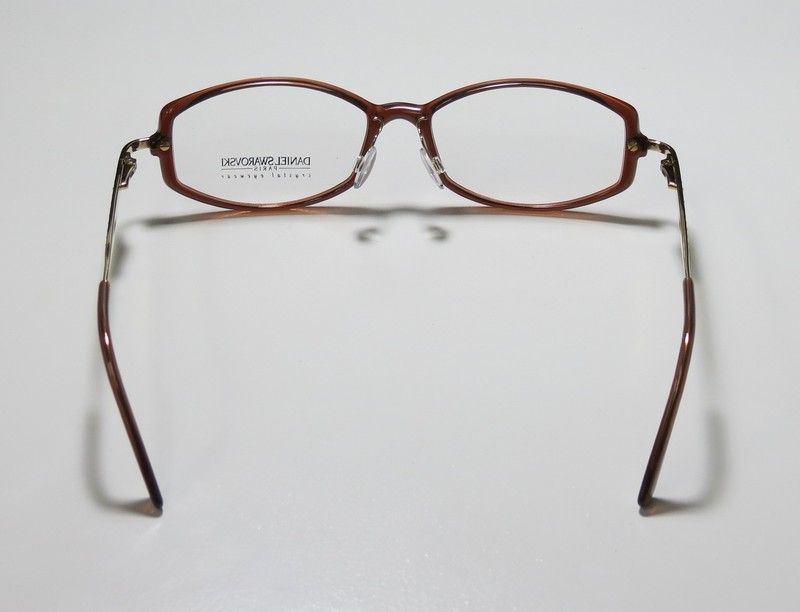 NEW DANIEL SWAROVSKI S178 53 15 130 BROWN/GOLD EYEGLASSES/GLASSES 