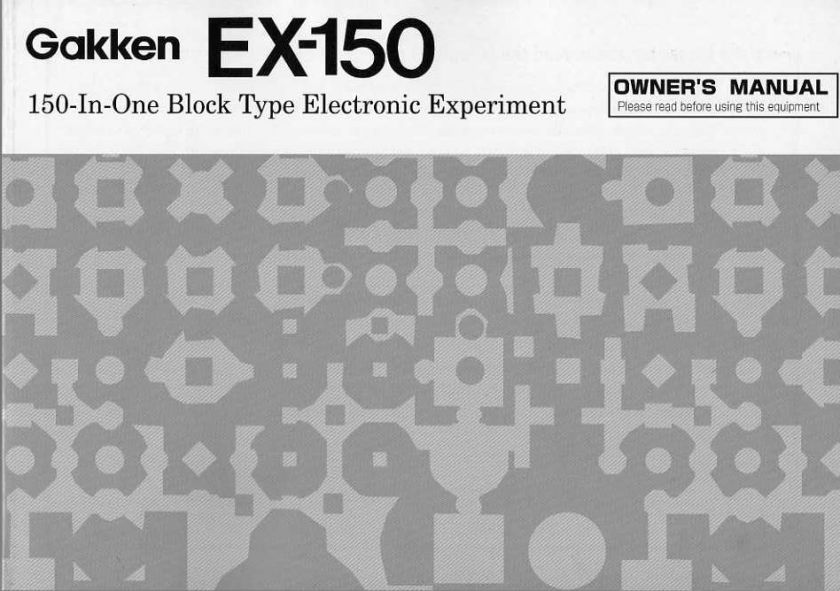 Gakken EX 150 EX SYSTEM The Electric Blocks Brand New  
