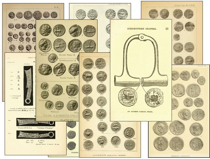 LIBRARY OF ROMAN GREEK JUDAIC ISLAMIC INDIAN COINS  