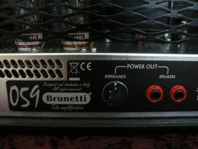 Brunetti 059 Head 20w Class A & 100w / 3 ch /Footswitch  