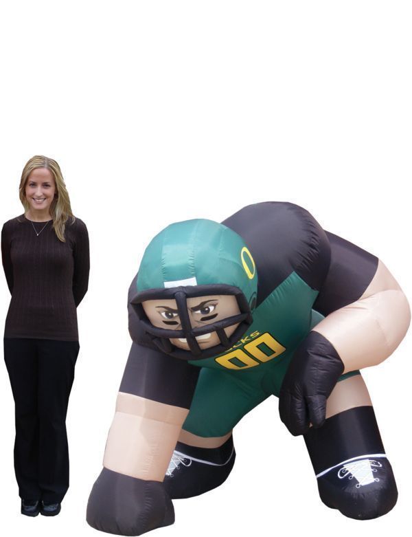 OREGON DUCKS Bubba Mascot Blow Up Lawn Yard Player  